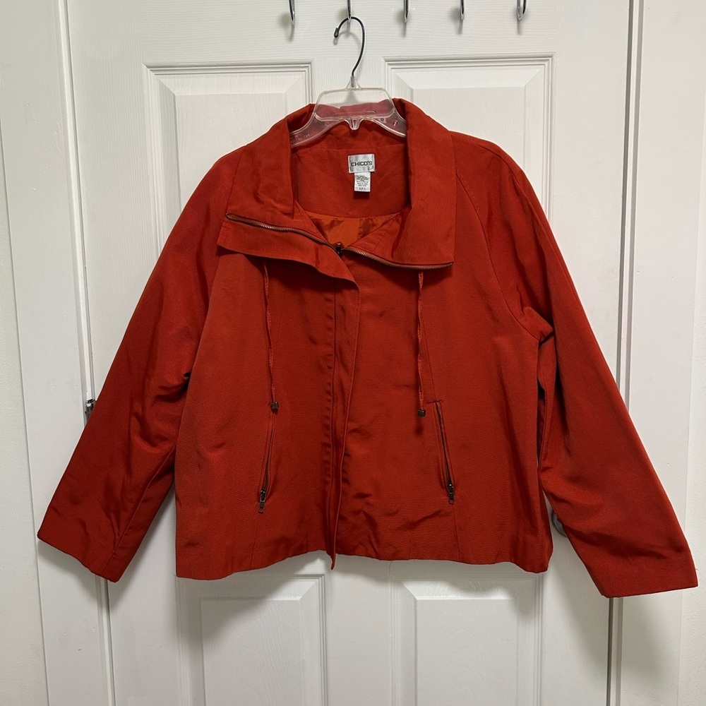 Chico's Rust Utility Jacket - image 2